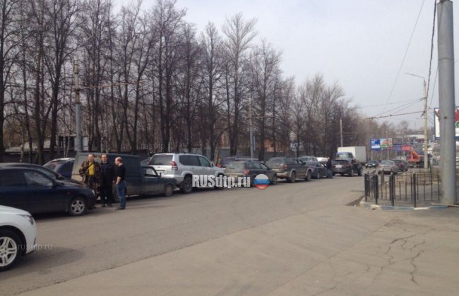 Восемь автомобилей столкнулись на Московском шоссе в Туле