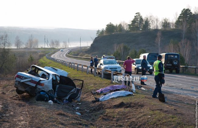 Появились фото с места аварии в Кемеровской области с участием экс-главы ГИБДД. Дополнение