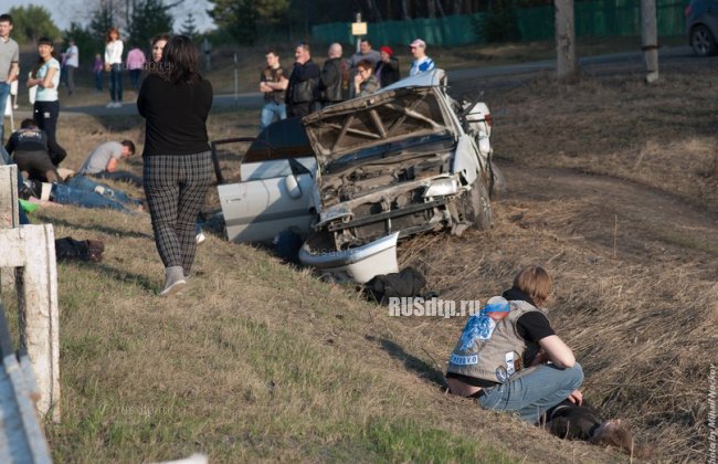 Появились фото с места аварии в Кемеровской области с участием экс-главы ГИБДД. Дополнение