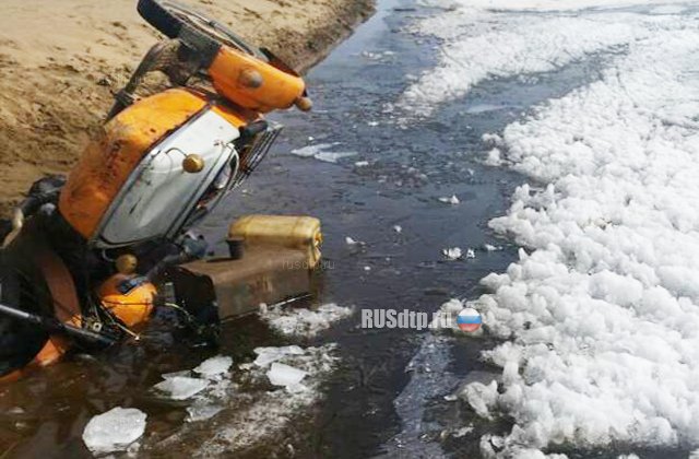 Мотоциклист погиб при выезде со льда водохранилища в Иркутской области