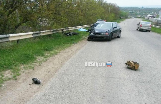 55-летний байкер погиб в ДТП на Ставрополье