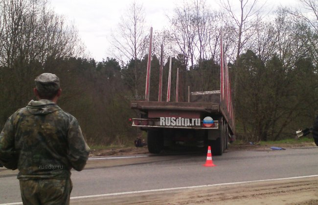 Три человека погибли под встречным лесовозом в Ленинградской области
