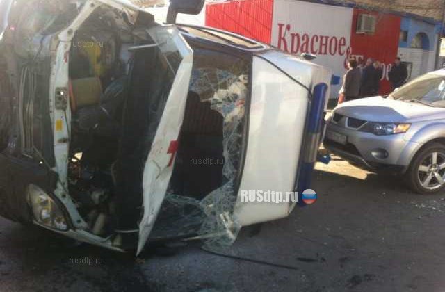 В Копейске произошло ДТП с участием машины скорой помощи