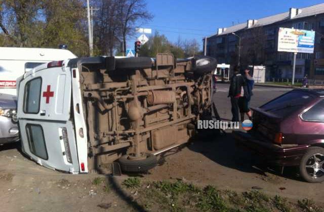 В Копейске произошло ДТП с участием машины скорой помощи