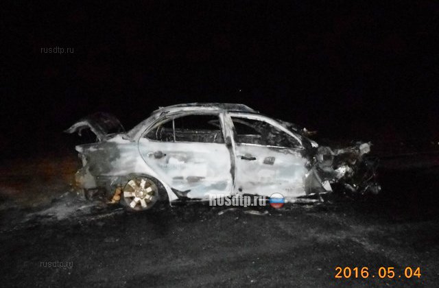 В Бурятии жених и невеста сгорели в машине после ДТП