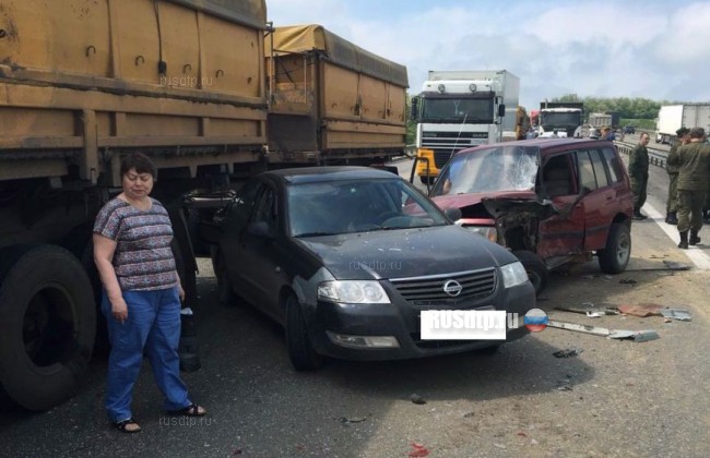 14 автомобилей столкнулись на трассе М-4 «Дон» в Ростовской области