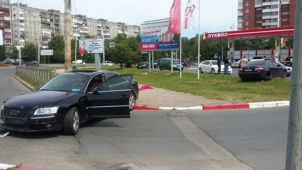 В Калининграде водитель перепутал педали и устроил ДТП