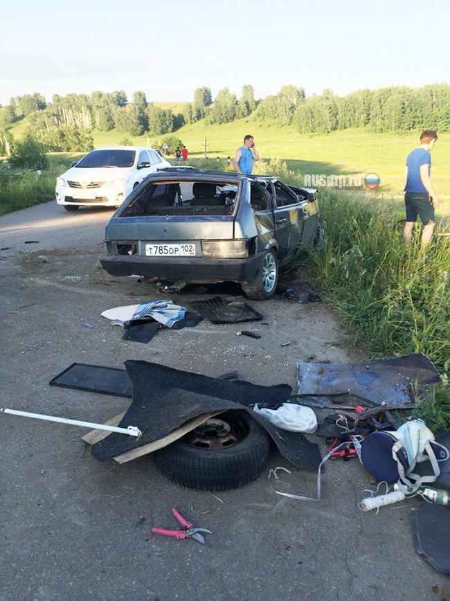 В Башкирии водитель погубил свою супругу, скрываясь от погони