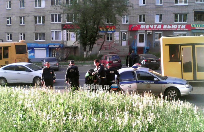Видео задержания пьяного байкера в Ижевске