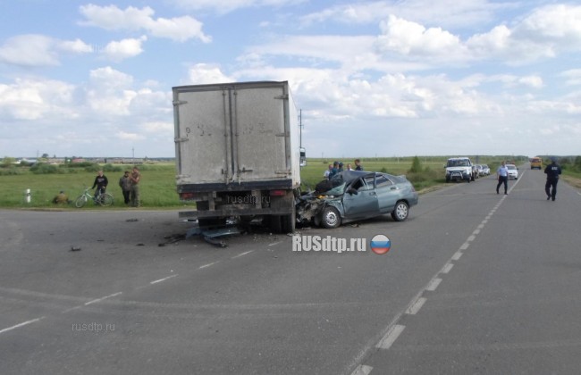 Женщина погибла по вине водителя фургона в Тюменской области