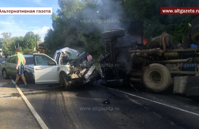 Семья погибла в ДТП на трассе А-108 в Подмосковье