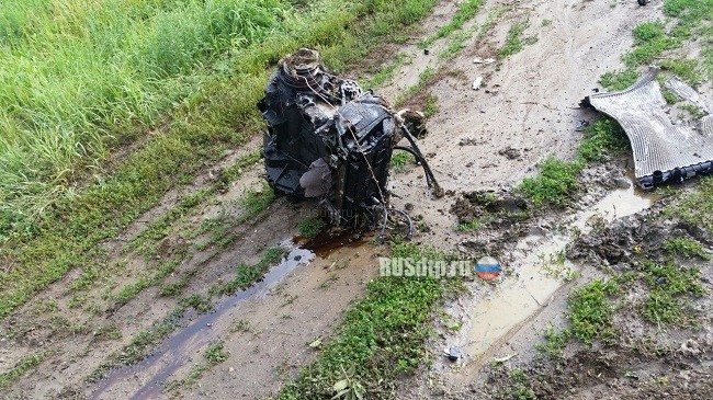 Машины разорвало на части в результате ДТП в Мордовии. Видео