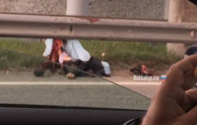 На Южном обходе Перми разорвало байкера