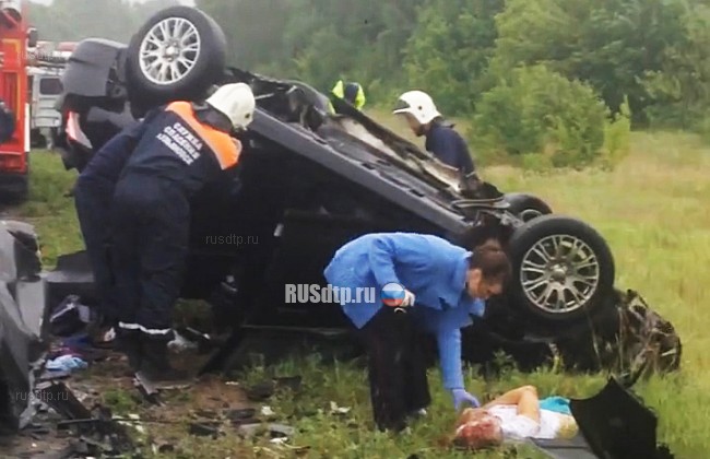 Семья погибла в ДТП с участием четырех автомобилей в Ульяновской области