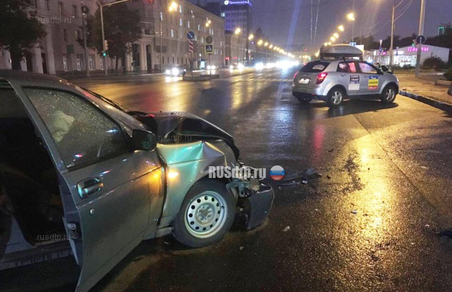 Раллийный автомобиль попал в ДТП в Казани