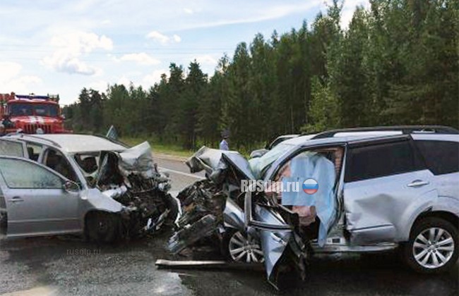 Оба водителя погибли в лобовом столкновении автомобилей под Нижним Новгородом