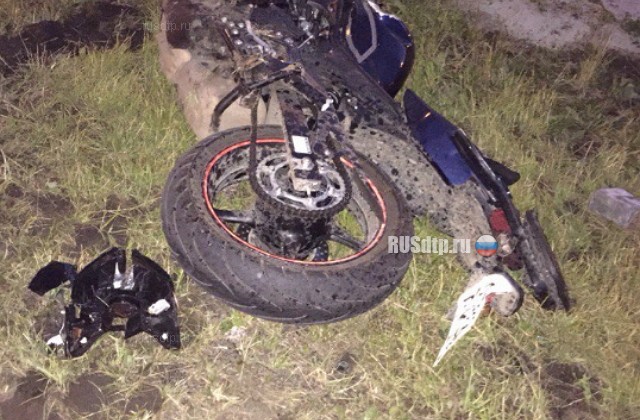 В Казани разбились байкер и его пассажирка