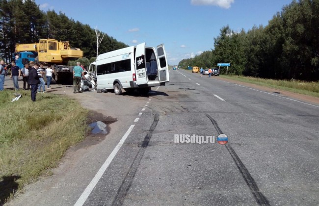 В Марий Эл водителя микроавтобуса выбросило на дорогу в момент ДТП