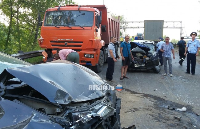 7 автомобилей столкнулись на Бирском тракте в Уфе