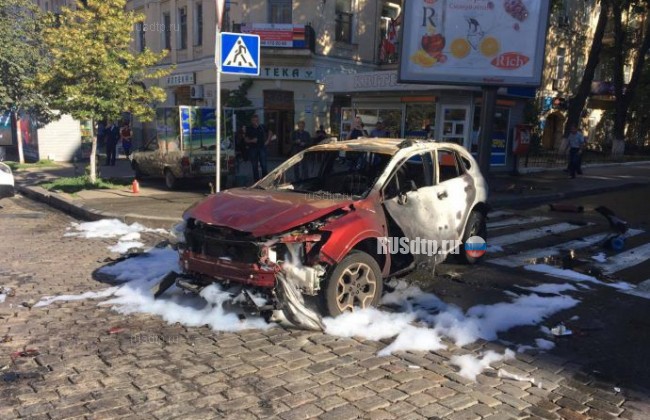 В Киеве взорвался автомобиль, в котором ехал журналист Павел Шеремет