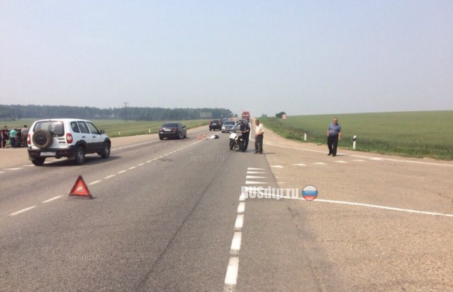В Иркутской области погиб мотоциклист