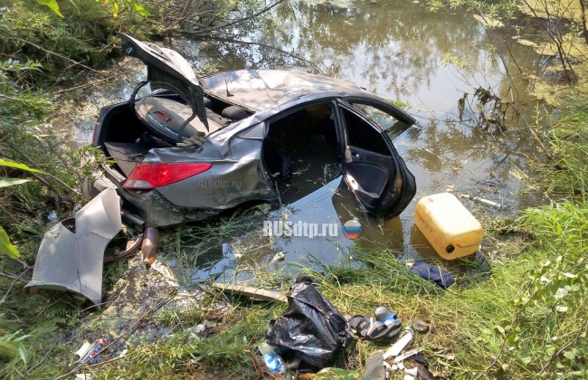 В Коми пятеро пострадали в вылетевшей с дороги в канаву машине