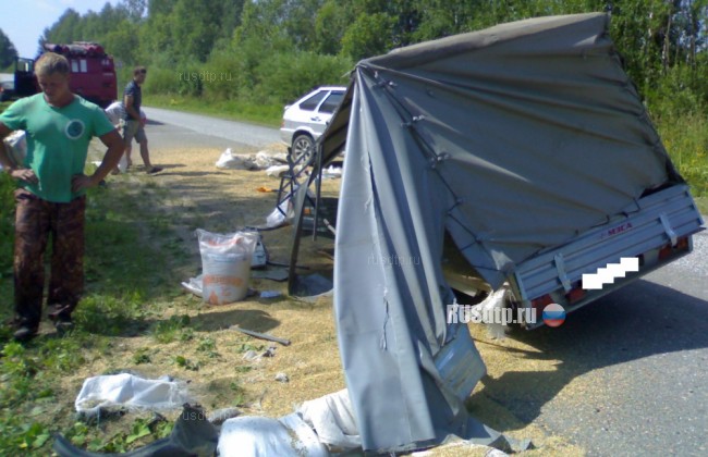 Оторвавшийся от автомобиля прицеп убил человека в Кировской области