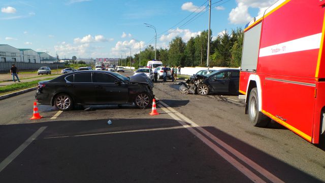 Пять автомобилей столкнулись в Новой Москве