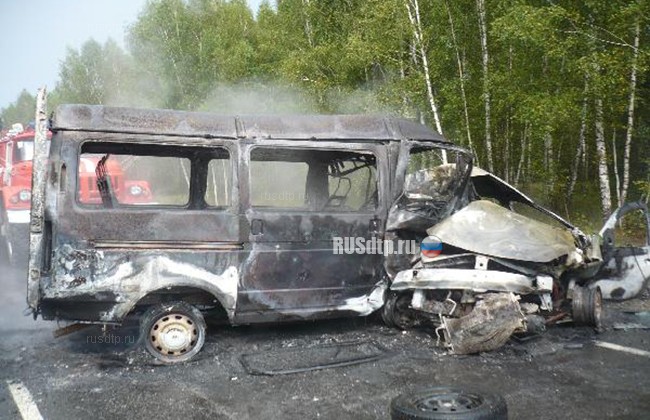 Два человека погибли в ДТП с возгоранием на автодороге «Брянск-Новозыбков»