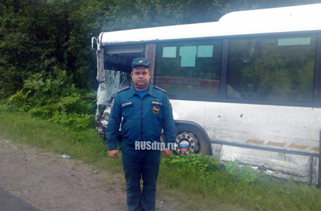Автобус и фургон столкнулись в Подмосковье