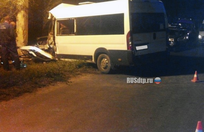 В Сызрани водитель маршрутки погиб, врезавшись в столб