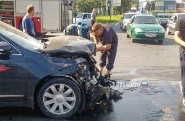 Водитель «Лады» пострадал в ДТП с иномаркой в Курске