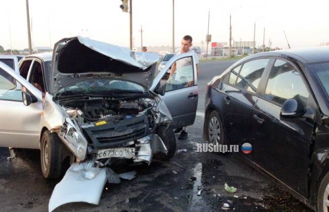 72-летняя пассажирка такси погибла в ДТП на Обводном шоссе в Тольятти