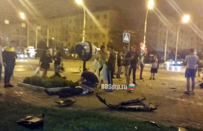 В Тамбове при столкновении двух автомобилей погиб пешеход