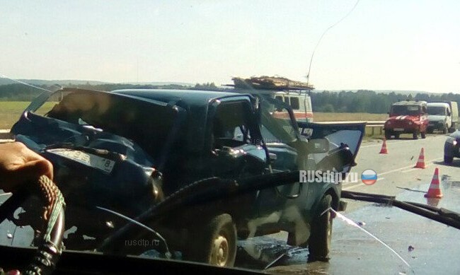 Водитель «Нивы» погиб в ДТП с КАМАЗом на трассе Ижевск &#8212; Сарапул