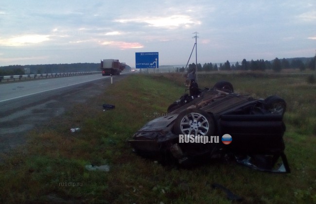 В Челябинской области Ниссан влетел в грузовик