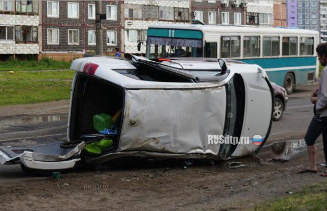 В Комсомольске-на-Амуре пьяный водитель устроил крупное ДТП