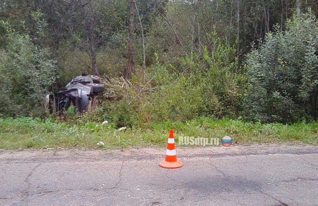 В Псковской области двое мужчин погибли в перевернувшейся машине