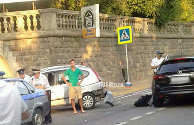 Полицейский протаранил автомобиль сына замглавы Сочи