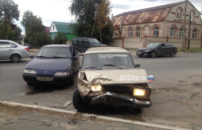 В Сызрани пьяный водитель попал в ДТП, уходя от погони полиции