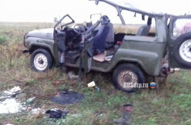 В Татарстане два брата и их приятель погибли, опрокинувшись на УАЗе в овраг