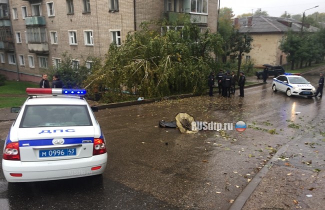 В Кирове «Урал»насмерть сбил женщину и врезался в жилой дом
