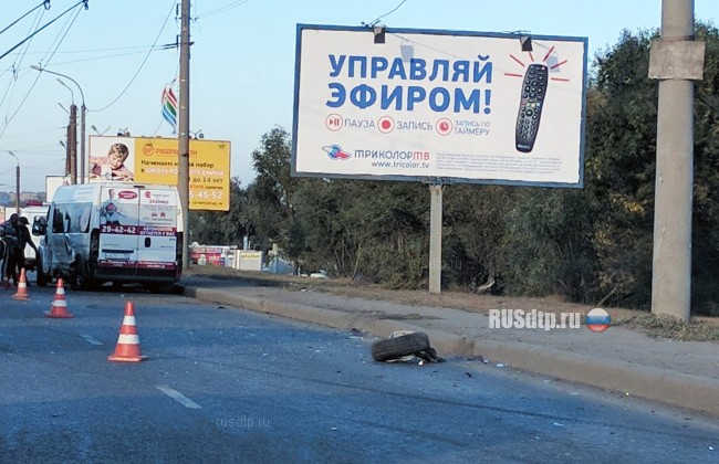 В Омске в ДТП с участием маршрутки пострадали 7 человек