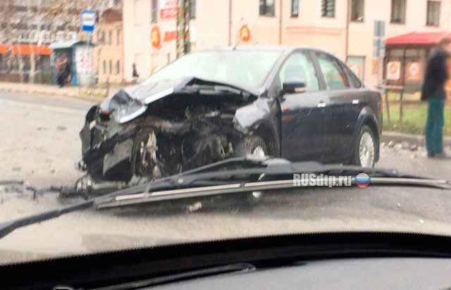 Два автомобиля столкнулись на улице Ватутина в Петрозаводске