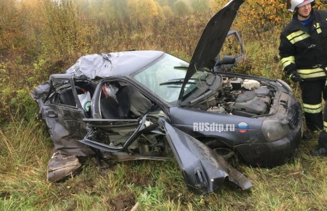 Водитель «Приоры» погиб в ДТП с большегрузом на трассе М-7