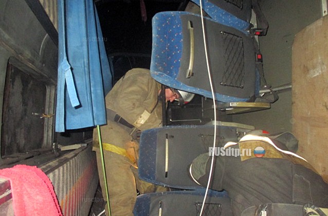 В Тульской области из-за пьяного пассажира перевернулся автобус