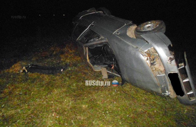 В Рязанской области в перевернувшейся «десятке» погиб водитель