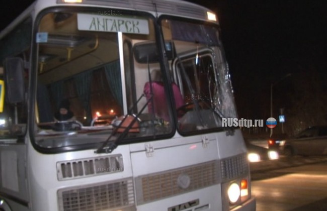 В Ангарске автобус насмерть сбил пешехода