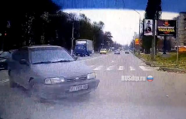 Столкновение Nissan и Daewoo в Кременчуге
