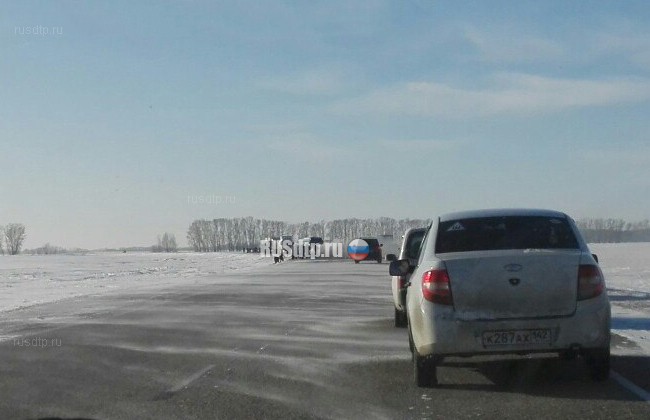 В Алтайском крае в результате ДТП водитель сгорел в своей машине